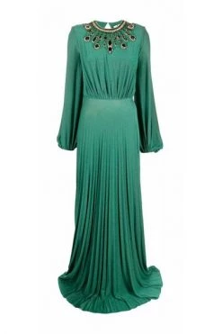 Elisabetta Franchi Maxi Jurken Maxi Dresses Green -Elisabetta Franchi Winkel f88f2918efc25695967c7fd0a2ea7dd7