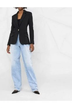 Elisabetta Franchi Blazers Jackets Black -Elisabetta Franchi Winkel f8e344e76c68847cd0e0f43119af0ddf