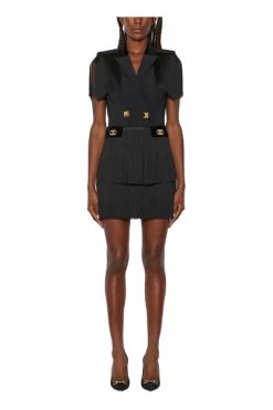 Elisabetta Franchi Casual Jurken Short Dresses Black -Elisabetta Franchi Winkel f9ec23a6fb851ad838363b57853da71e