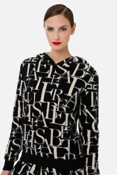Elisabetta Franchi Hoodies & Sweatvesten Hoodies Black 1 Elisabetta Franchi Hoodies & Sweatvesten Hoodies Black