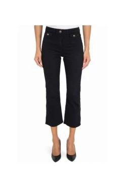 Elisabetta Franchi Cropped Jeans Black -Elisabetta Franchi Winkel facf964d99fb54fe5112bf8e3846bc32