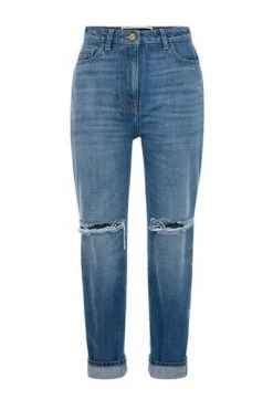 Cropped Jeans Elisabetta Franchi - Jeans - PJ63I26E2 - DIM Blue -Elisabetta Franchi Winkel faf093ed79d3fe2a5fe6e05f5ee6407f