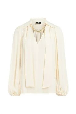 Elisabetta Franchi Longsleeve Shirts Shirt White
