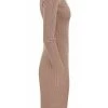 Elisabetta Franchi Casual Jurken Party Dresses Beige
