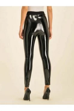 Elisabetta Franchi Leren Broeken Leather Trousers Black -Elisabetta Franchi Winkel fb1e2204663d272d5a8eb63d815d79a2