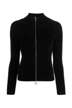 Elisabetta Franchi Hoodies & Sweatvesten Sweater Black