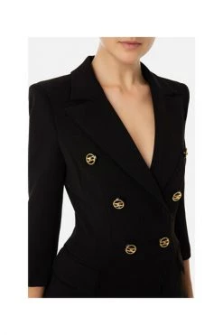 Elisabetta Franchi Blazers Black