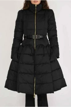 Elisabetta Franchi Parka Jassen Jacket Black -Elisabetta Franchi Winkel fba13de14c1d05dc0c18259856feec9f