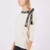 Elisabetta Franchi Sweaters Round-neck Knitwear Beige