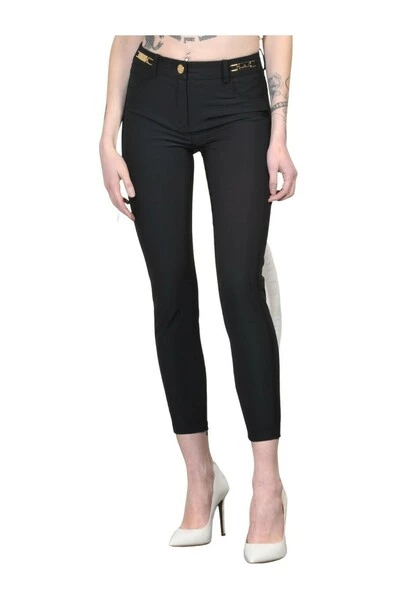 Elisabetta Franchi Skinny Jeans Trousers Black 4 Elisabetta Franchi Skinny Jeans Trousers Black - Afbeelding 4