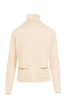 Elisabetta Franchi Coltruien Sweater White -Elisabetta Franchi Winkel fc6a52e1a1e022142a796d4ad710465a
