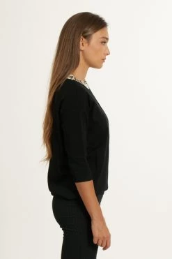 Elisabetta Franchi Sweaters Knitwear MIINTO-f7a413102fa49f4954fd Black -Elisabetta Franchi Winkel fcea1d82fca31dff82f990c6f1098bca