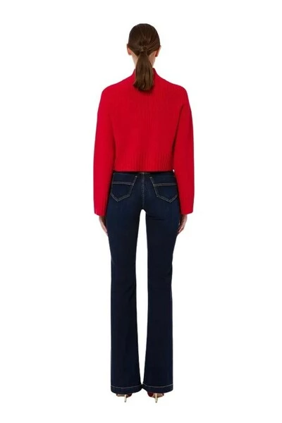 Elisabetta Franchi Coltruien Turtlenecks Red 2 Elisabetta Franchi Coltruien Turtlenecks Red - Afbeelding 2