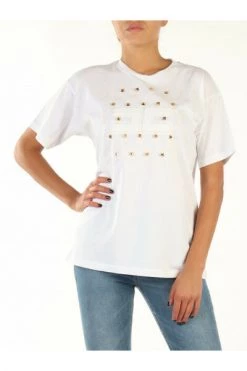Elisabetta Franchi T-Shirts White -Elisabetta Franchi Winkel fd855c20860ddf774dddf8f0af591bfe