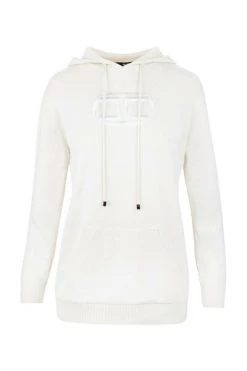 Elisabetta Franchi Hoodies & Sweatvesten Tricot Jersey Beige -Elisabetta Franchi Winkel fd9668b8c698647c806da9e25b8a069a