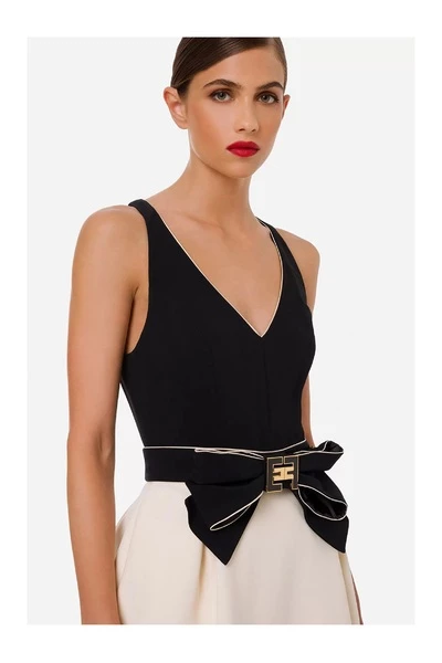 Casual Jurken Elisabetta Franchi Dresses Black 3 Casual Jurken Elisabetta Franchi Dresses Black - Afbeelding 3