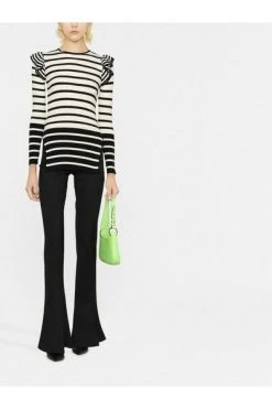 Elisabetta Franchi Sweaters Round-neck Knitwear White -Elisabetta Franchi Winkel fe676348d1cdbcf7a453af9fefd31204