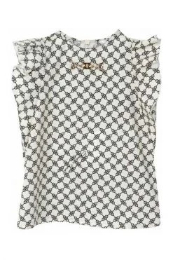 Elisabetta Franchi Jurken My Baby Girl Baby Girl Dress In Popeline Printed White