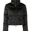 Elisabetta Franchi Gewatteerde Jassen Short Puffer Jacket Black