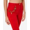 Elisabetta Franchi Pantalons Super Skinny Jeans Red