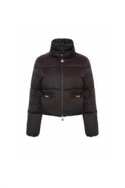 Elisabetta Franchi Gewatteerde Jassen Coats Black