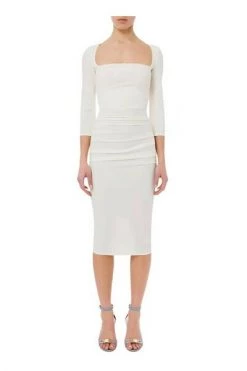 Elisabetta Franchi Casual Jurken Dress White -Elisabetta Franchi Winkel ff946553c1bd2d7142660dba4610aff1