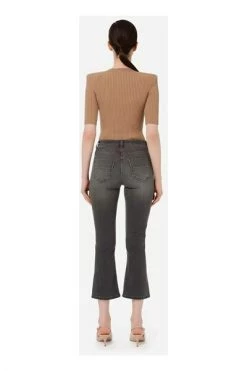 Elisabetta Franchi Cropped Jeans Gray -Elisabetta Franchi Winkel ffed1f2a9b83c78f09189bb65f374fef